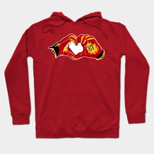 Travis Kelce Heart - white Hoodie